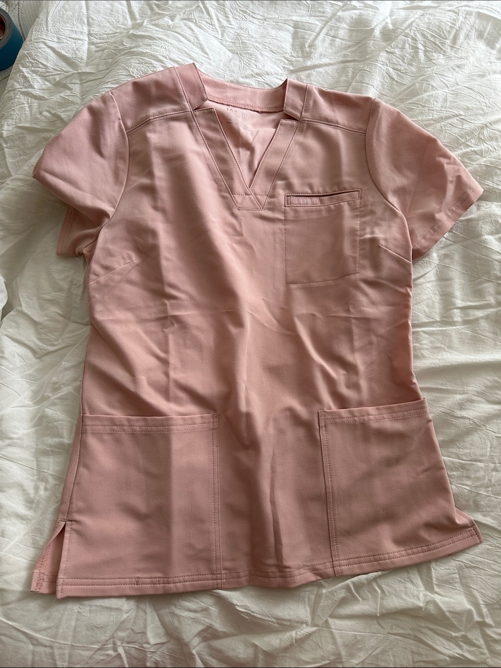 Jaunuu Pink Scrub Set - Size Small petite NWOT - Picture 2 of 8